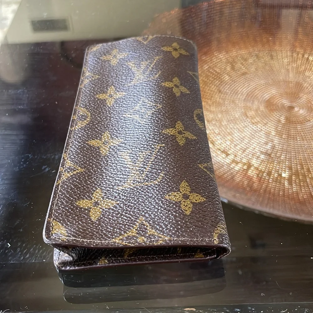 Louis Vuitton Authentic Vintage Monogram Eye Glass Case